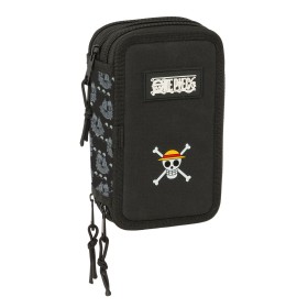 Pochette à crayons triple One Piece Pirates Noir 12,5 x 19,5 x 5,5 cm 37 Pièces: Plus de 300.000 produits de grandes marques en 