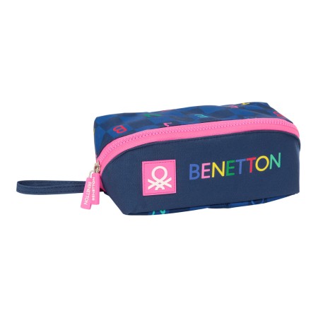 Fourre-tout Benetton Damero Blue marine 20 x 8 x 8 cm: Plus de 300.000 produits de grandes marques en vente directe à prix usine