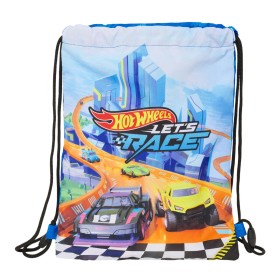 Sac à dos serré par des ficelles Hot Wheels Let's race Bleu Noir 26 x 34 x 1 cm: Plus de 300.000 produits de grandes marques en 