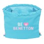 Sac à dos serré par des ficelles Benetton Unique Rose Turquoise 35 x 40 x 1 cm: Plus de 300.000 produits de grandes marques en v