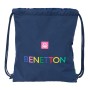 Sac à dos serré par des ficelles Benetton Damero Blue marine 35 x 40 x 1 cm: Plus de 300.000 produits de grandes marques en vent