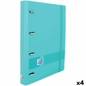 Reliure à anneaux Oxford Live & Go Bleu A4+ (4 Unités): Plus de 300.000 produits de grandes marques en vente directe à prix usin