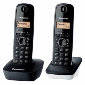 Téléphone Sans Fil Panasonic KX-TG1612 Noir Noir/Blanc: Plus de 300.000 produits de grandes marques en vente directe à prix usin