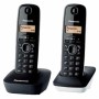 Téléphone Sans Fil Panasonic KX-TG1612 Noir Noir/Blanc: Plus de 300.000 produits de grandes marques en vente directe à prix usin