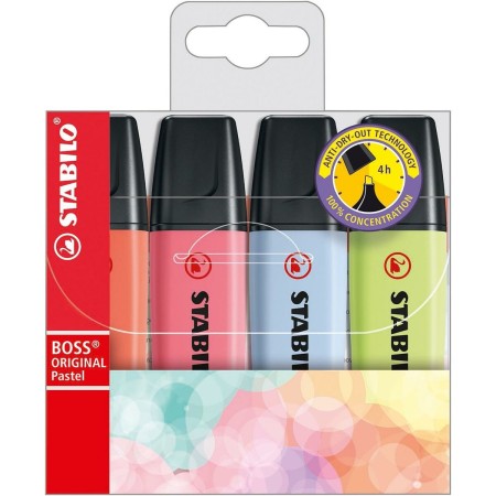 Ensemble de Marqueurs Fluorescents Stabilo 70/4-3 Plastique: Plus de 300.000 produits de grandes marques en vente directe à prix