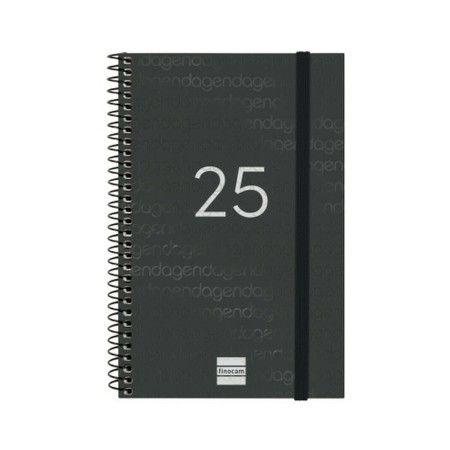 Agenda Finocam YEAR Noir 11,7 x 18,1 cm 2025: Plus de 300.000 produits de grandes marques en vente directe à prix usine sur cade