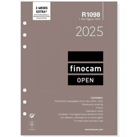 Recharge pour agenda Finocam OPEN R1098 1000 2025 15,5 x 21,5 cm: Plus de 300.000 produits de grandes marques en vente directe à