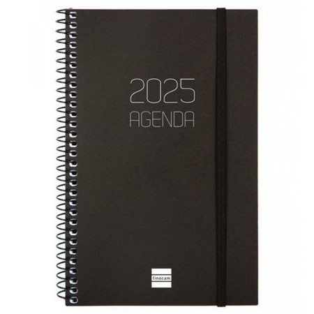Agenda Finocam OPAQUE Noir 11,7 x 18,1 cm 2025: Plus de 300.000 produits de grandes marques en vente directe à prix usine sur ca
