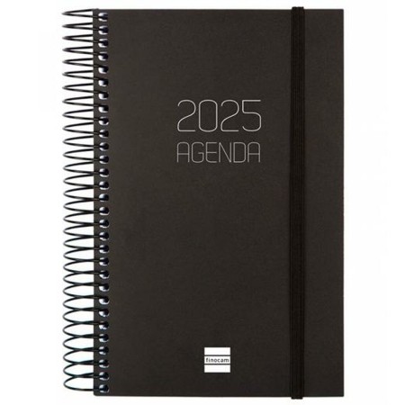 Agenda Finocam OPAQUE Noir 11,7 x 18,1 cm 2025: Plus de 300.000 produits de grandes marques en vente directe à prix usine sur ca