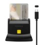 Lecteur de cartes DNI/SIP Aisens ASCR-SN04CSD-BK Noir: Plus de 300.000 produits de grandes marques en vente directe à prix usine
