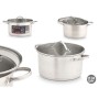 Casserole avec Couvercle Kinvara 17712/DO3 Argenté 31,7 x 16,5 x 24 cm: Plus de 300.000 produits de grandes marques en vente dir