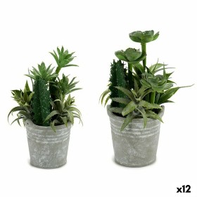 Plante décorative Ibergarden XD18-1182A-B Plastique Ciment 15 x 24 x 15 cm (12 Unités): Plus de 300.000 produits de grandes marq