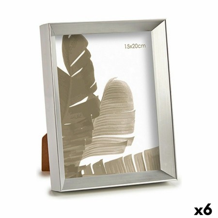 Cadre photo GiftDecor WPC0235MS-3 Argenté verre Plastique (6 Unités): Plus de 300.000 produits de grandes marques en vente direc