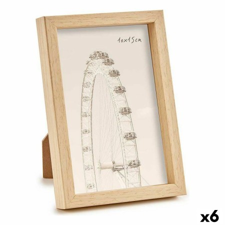 Cadre photo GiftDecor WPC1020ML-1 Marron Naturel Plastique (6 Unités): Plus de 300.000 produits de grandes marques en vente dire