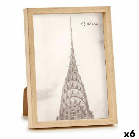 Cadre photo GiftDecor WPC1020ML-3 Marron Naturel Plastique (6 Unités): Plus de 300.000 produits de grandes marques en vente dire