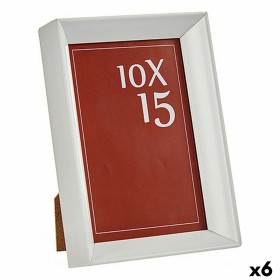 Cadre photo GiftDecor WPC0235MG-1-WH Blanc verre Plastique (6 Unités): Plus de 300.000 produits de grandes marques en vente dire