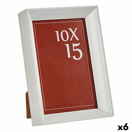 Cadre photo GiftDecor WPC0235MG-1-WH Blanc verre Plastique (6 Unités): Plus de 300.000 produits de grandes marques en vente dire