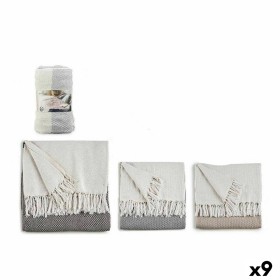 Housse de canapé GiftDecor ITEM NO.28 PLAIDS Marron Gris Naturel 180 x 240 cm Points (9 Unités): Plus de 300.000 produits de gra