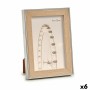 Cadre photo GiftDecor WPC1920MS-1 Marron Argenté Naturel verre polypropylène (6 Unités): Plus de 300.000 produits de grandes mar