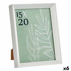 Cadre photo GiftDecor WPC0235MG-3-WH Blanc verre Plastique (6 Unités): Plus de 300.000 produits de grandes marques en vente dire