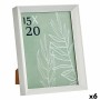 Cadre photo GiftDecor WPC0235MG-3-WH Blanc verre Plastique (6 Unités): Plus de 300.000 produits de grandes marques en vente dire