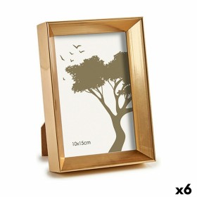 Cadre photo GiftDecor WPC0235MG-1 Doré verre Plastique (6 Unités): Plus de 300.000 produits de grandes marques en vente directe 