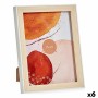 Cadre photo GiftDecor WPC1920MG-3-WH Blanc Marron Naturel verre polypropylène (6 Unités): Plus de 300.000 produits de grandes ma