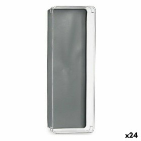 Organiseur de Tiroirs Plastique recyclé Gris 16 x 4,5 x 40 cm (24 Unités): Plus de 300.000 produits de grandes marques en vente 