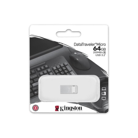 Clé USB Kingston DTMC3G2/64GB Porte-clés Argenté Noir 64 GB: Plus de 300.000 produits de grandes marques en vente directe à prix
