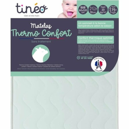 Matelas pour lit de bébé Tineo Thermo comfort 120 x 60 x 10 cm: Plus de 300.000 produits de grandes marques en vente directe à p