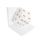 porte-livre DKD Home Decor Noir Blanc Résine Dés (12 x 10 x 15 cm) (2 units): Plus de 300.000 produits de grandes marques en ven