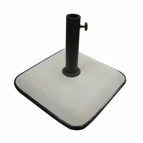 Marbueno Base Parasol Carré Béton 45X45X7,3 cm 25KG Blanc Jardin, Piscine, Terrasse 10459: Plus de 300.000 produits de grandes m