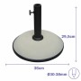 Marbueno Base Parasol Ronde 36x29,5 cm 11KG Blanc Jardin, Piscine, Terrasse 10445: Plus de 300.000 produits de grandes marques e