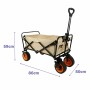 Marbueno Chariot Multiusages Pliable Acier 200 KG Beige Jardin, Plage 86X50X59 cm: Plus de 300.000 produits de grandes marques e