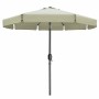 Marbueno Parasol Acier 8 Bâtons D300 cm Polyester Beige Jardin, Piscine, Terrasse: Plus de 300.000 produits de grandes marques e