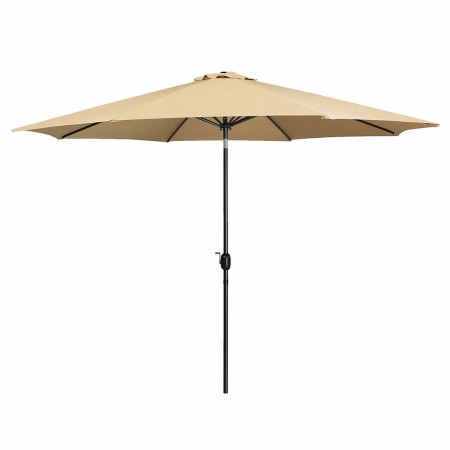 Marbueno Parasol Acier 8 Brins D300 cm Polyester Marron Jardin, Piscine, Terrasse: Plus de 300.000 produits de grandes marques e