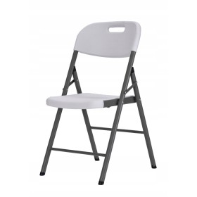 Marbueno Chaise Pliable Résine Blanc 44x53x83 cm Restauration, Plage et Camping 10531: Plus de 300.000 produits de grandes marqu