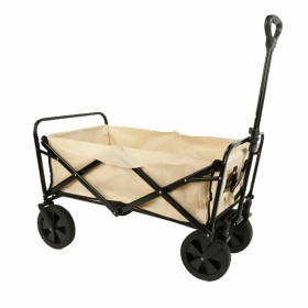 Marbueno Chariot Multiusages Pliable Acier 150 KG Beige Jardin, Plage et Camping 86X50X59 cm: Plus de 300.000 produits de grande