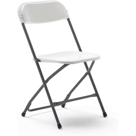 Marbueno Chaise Pliable Résine Blanche 44x44x79 cm Catering, Plage et Camping 10532: Plus de 300.000 produits de grandes marques