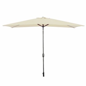Marbueno Parasol Acier 8 Brins 200x300 cm Polyester Beige Jardin, Piscine, Terrasse: Plus de 300.000 produits de grandes marques