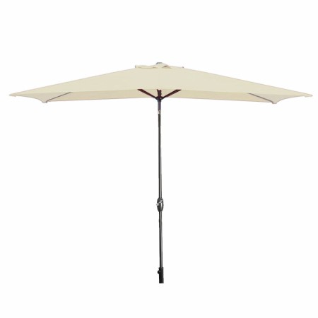 Marbueno Parasol Acier 8 Brins 200x300 cm Polyester Beige Jardin, Piscine, Terrasse: Plus de 300.000 produits de grandes marques