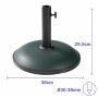 Marbueno Base Umbrella Ronde 36x29,5 cm 11KG Vert Jardin, Piscine, Terrasse 10443: Plus de 300.000 produits de grandes marques e