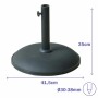 Marbueno Base Parasol Ronde 41,5x35 cm 15KG Noir Jardin, Piscine, Terrasse 10447: Plus de 300.000 produits de grandes marques en