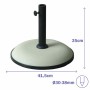 Marbueno Base Parasol Ronde 41,5x35 cm 15KG Blanc Jardin, Piscine, Terrasse 10448: Plus de 300.000 produits de grandes marques e