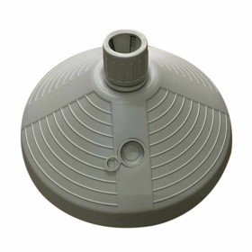 Marbueno Base Parasol Rond 38x38x14 cm 10L Blanc Jardin, Piscine, Terrasse 10502: Plus de 300.000 produits de grandes marques en