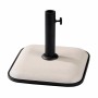 Marbueno Base Parasol Carré Béton 35X35X5,2 cm 11KG Blanc Jardin, Piscine, Terrasse: Plus de 300.000 produits de grandes marques
