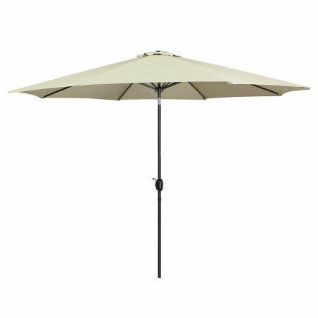 Marbueno Parasol Acier 8 Baleines D300 cm Polyester Beige Jardin Terrasse 10486: Plus de 300.000 produits de grandes marques en 