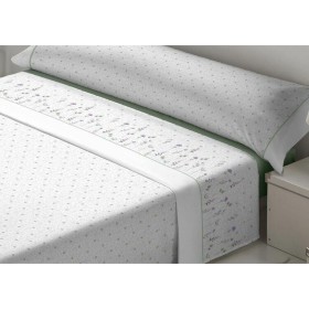 Jeu de draps Tejidos Reina Nicola Blanc Vert Gran lit 2 persones: Plus de 300.000 produits de grandes marques en vente directe à