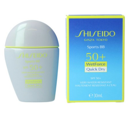 Crème Solaire Avec Couleur Shiseido Sports BB SPF50+ Demi teinte (30 ml): Plus de 300.000 produits de grandes marques en vente d