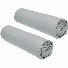 Drap housse TODAY 2 Unités 140 x 190 cm Gris: Plus de 300.000 produits de grandes marques en vente directe à prix usine sur cade